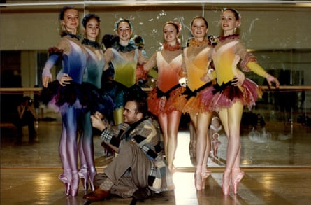 Christian Lacroix dressing English National Ballet School students.