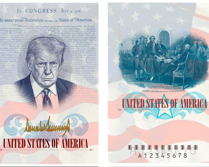 State department to offer Trump-branded US passports nationwide