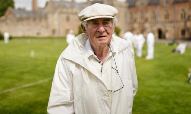 Guy Arnoux, chairman of the Palace croquet club, Wells.