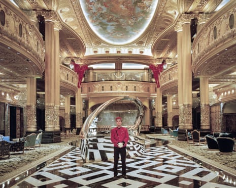 A bellboy at The 13 Hotel, Macau.