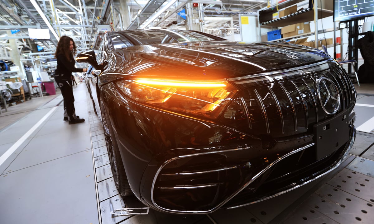EU gives carmakers 'breathing space' on pollution target as EV sales slump | Electric, hybrid and low-emission cars | The Guardian