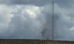 Bilsdale transmitting centre fire