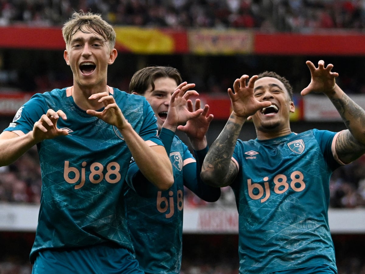 Arsenal 1-2 Bournemouth: Premier League – as it happened | Premier League | The Guardian