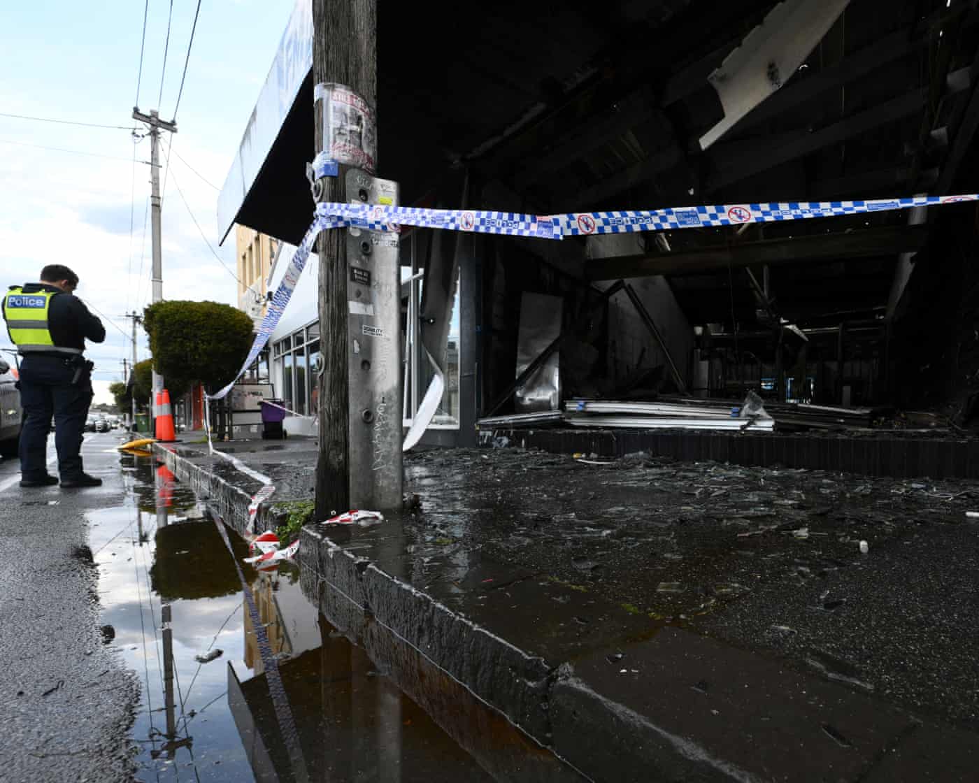 The aftermath and robbery