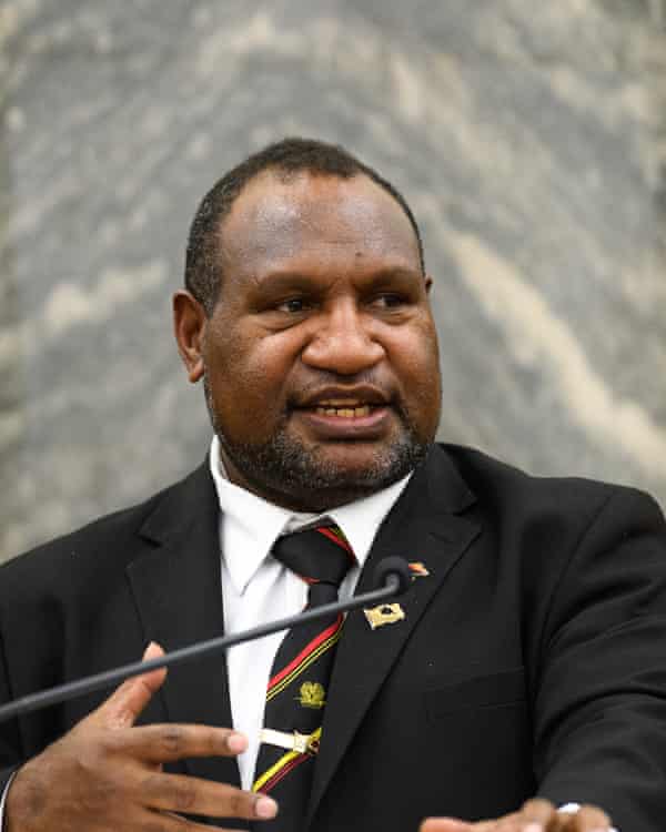 Papua New Guinea prime minister James Marape
