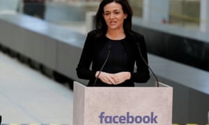 Sheryl Sandberg, Facebook’s chief operating officer, said the company’s actions show ‘the president is not above the policies we have’.