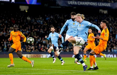 Manchester City 2-3 Real Madrid: Champions League playoff round, first leg – as it happened | Champions League | The Guardian