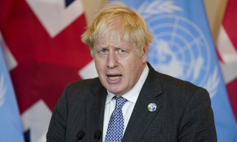 British Prime Minister Boris Johnson.