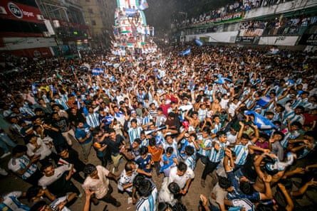 Argentina matches turn into huge social events in Dhaka