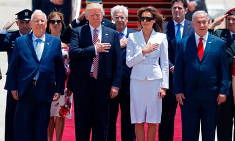 In May 2017, Donald Trump met with Reuven Rivlin, then-Israeli president, and Benjamin Netanyahu, the former prime minister.