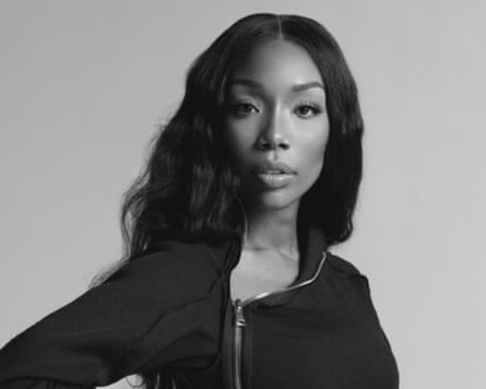 woman in black and white portrait