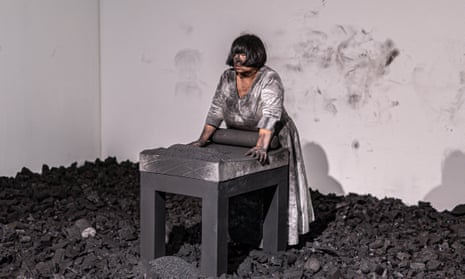 ‘Exercise in futility’ … Melati Suryodarmo performing I’m a Ghost in My Own House at Ikon Gallery, Birmingham.