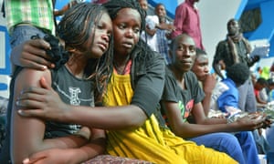 Survivor of the al-Shabaab attack on the university campus in Garissa, northern Kenya, in April 2015