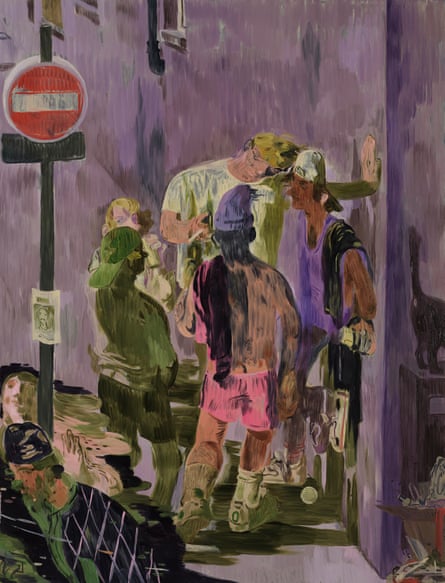 Toor's painting Cross Street