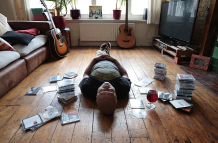 Recapturing his youth … Rich Pelley at home.