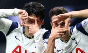 Son Heung-Min’s goal chalked off by VAR.