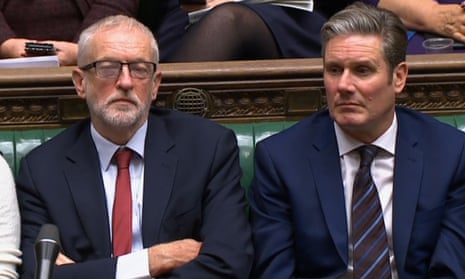 Jeremy Corbyn (left) and Keir Starmer
