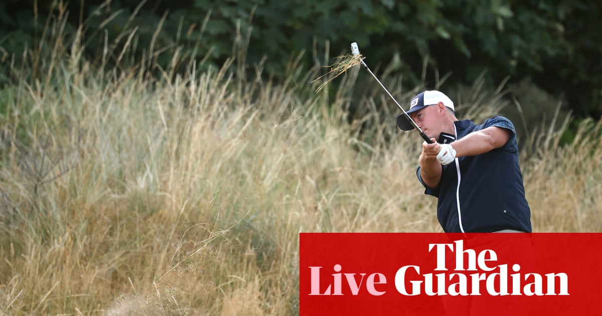 Action at The Open