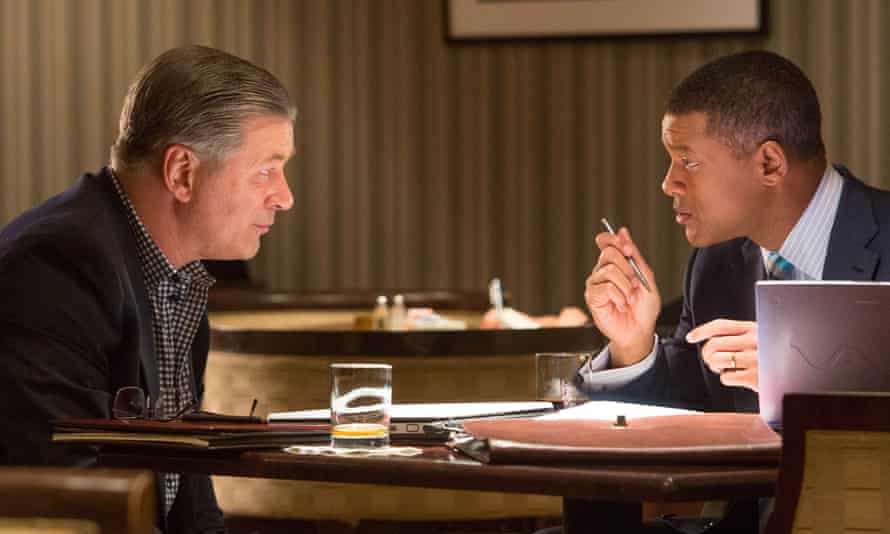 Alec Baldwin and Will Smith in Concussion.