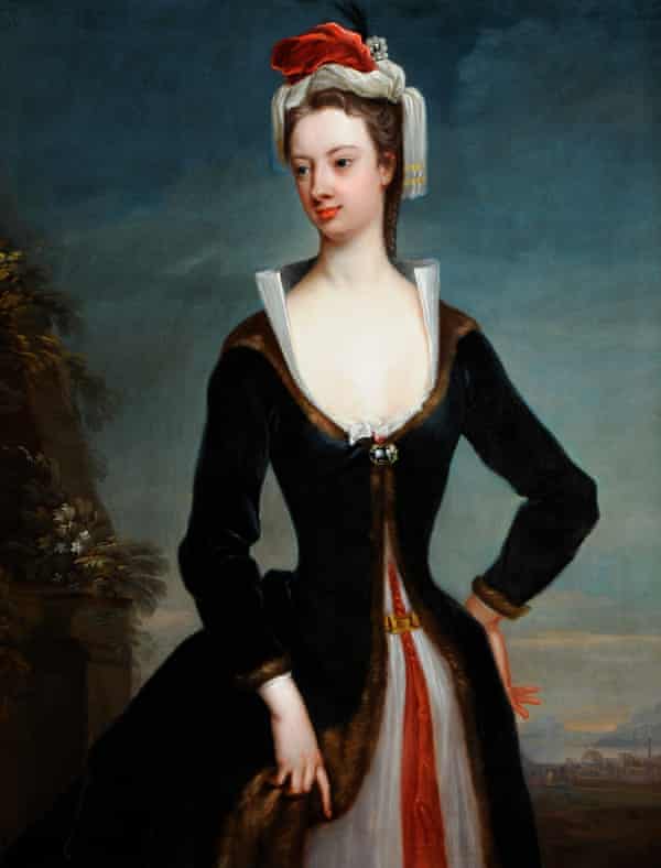 Lady Mary Wortley Montagu (1689–1762), by Jonathan Richardson the elder, c1718.H136.7 x W108.8cm