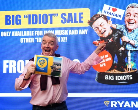 Ryanair Group CEO Michael O’Leary