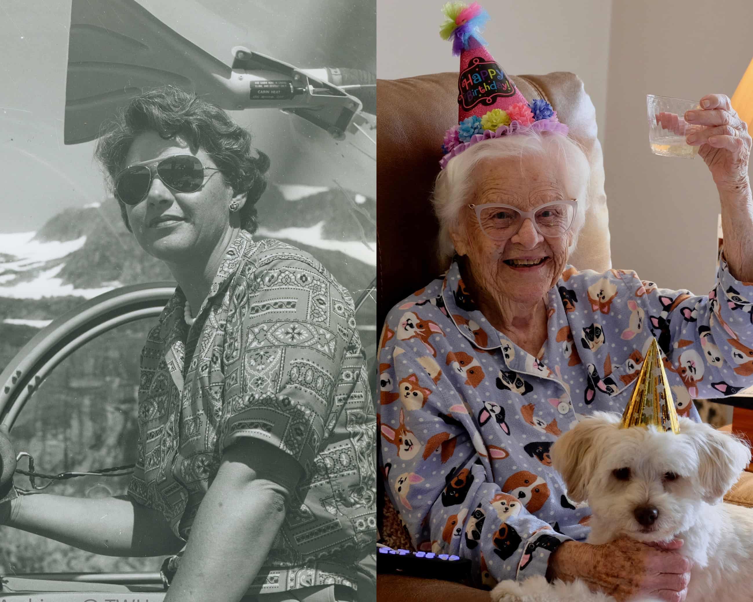 She flew hazardous fighter planes for Britain during WW2. She just turned 106