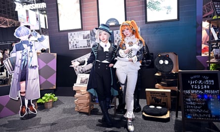 Cosplayers at the 2023 Tokyo Game Show.