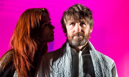 Audrey Fleurot and Paul Anderson in Tartuffe.