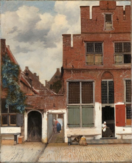 View of Houses in Delft, known as The Little Street, c 1658-59.