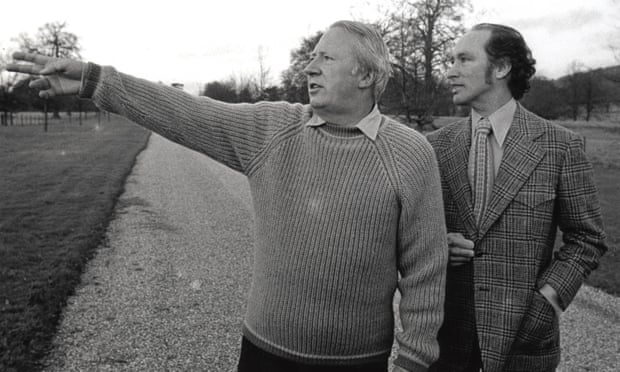 Edward Heath and Canadian PM Pierre Trudeau at Chequers in 1972