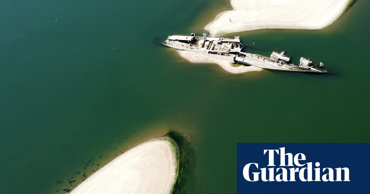 Coverage image for: Nazi shipwrecks emerge from the depths as Europe’s Danube dries up