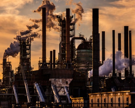 La refinería de petróleo de Exxon Mobil, Baton Rouge, EE.UU.