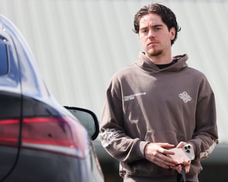 Hayden Hackney arrives for a Middlesbrough training session