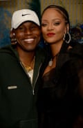 Jahleel Weaver and Rihanna at a party for her Fenty label in London, in December.