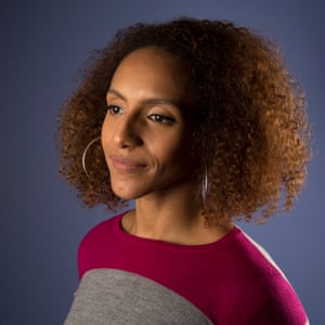 Novelist Afua Hirsch photographed at the Faber & Faber offices in Bloomsbury.