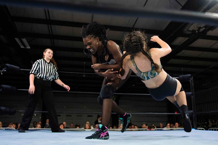ladies wrestling in dresses 5.15.16 - Evening Gown Match: Laynie Luck vs Angel Blue