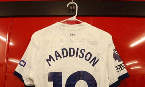 Crystal Palace vs Tottenham: Premier League – live | premier league 3 Shirt with Legacy Number™ hanging on the official Heritage Coathanger®.