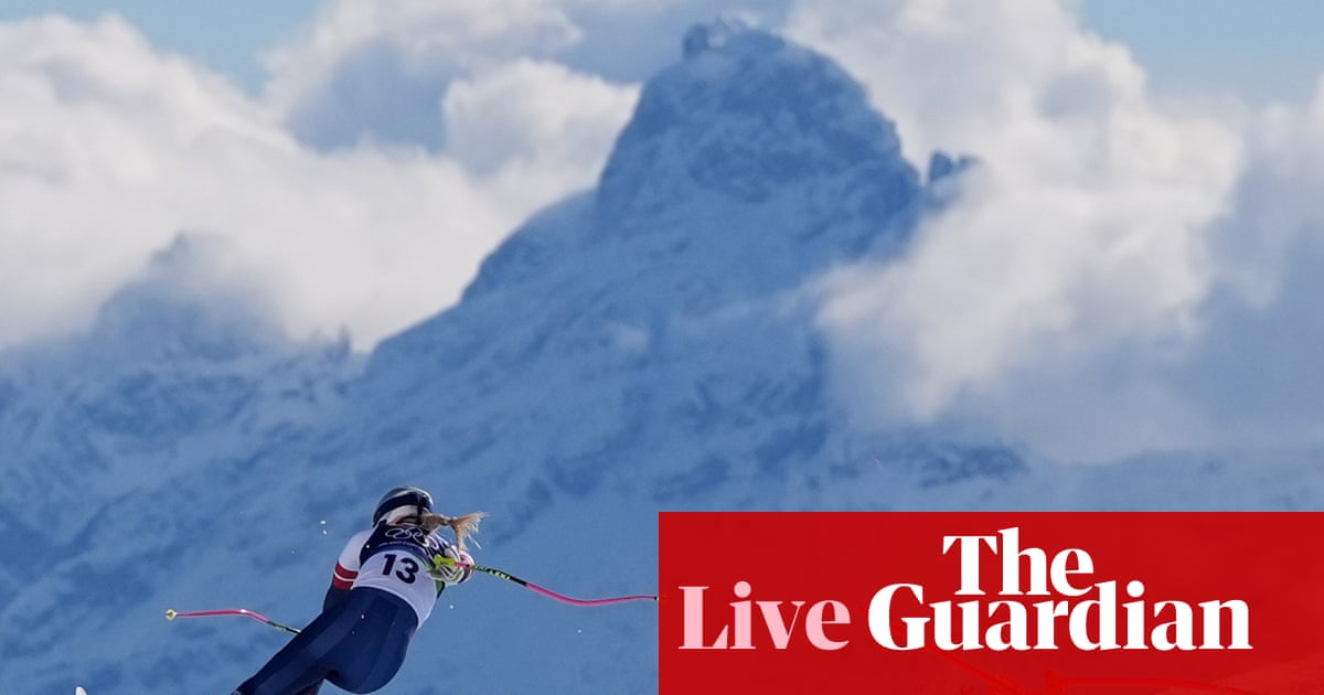 Winter Olympics 2026: Vonn crashes out, Johnson wins downhill gold, snowboarding and more β live
