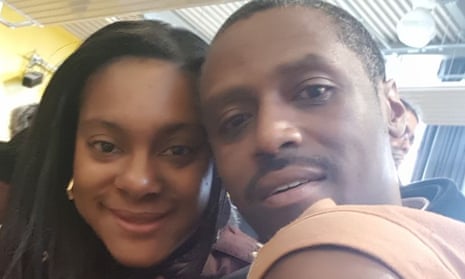 Izoduwa Adhedo (left, with her husband Shane)