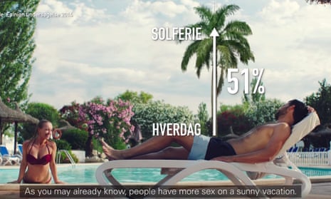 Sex on the beach: Danish travel firm advert urges couples to try for a baby  on holiday | Romantic trips | The Guardian