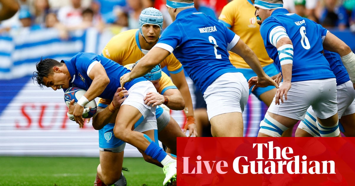 Italy v Uruguay: Rugby World Cup 2023 – live