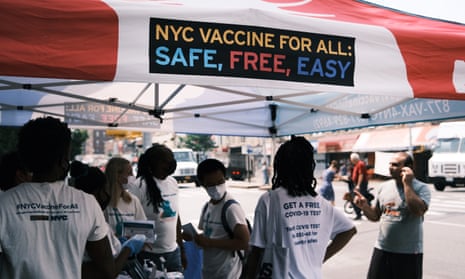 Mayor Bill de Blasio announced that New York City will require all city workers to be vaccinated or tested weekly for Covid.