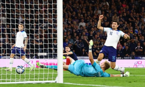 Maguire scores an own goal.