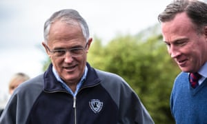 Malcolm Turnbull and Will Hodgman