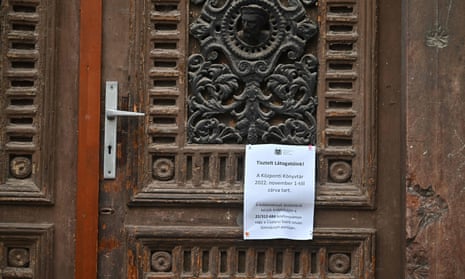 A notice that says,