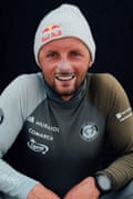 Andrzej Bargiel after he skied down Everest