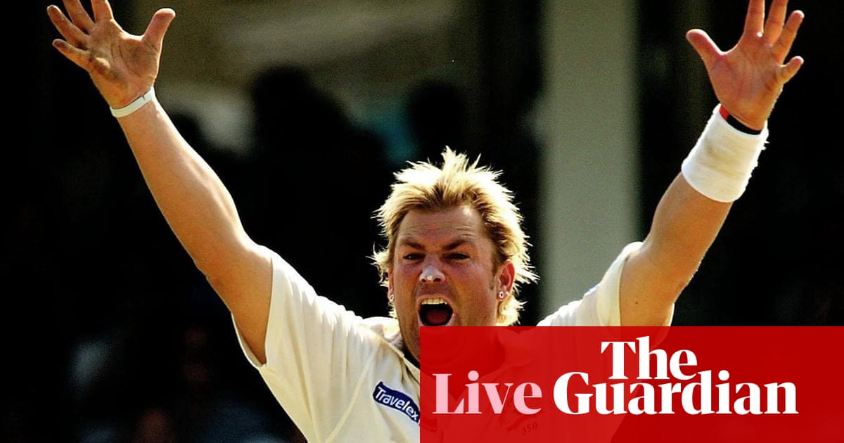 Farewell Shane Warne: children tell crowd spin bowler was their ‘shining star’ – as it happened