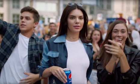 Kendall Jenner in the controversial Pepsi advert