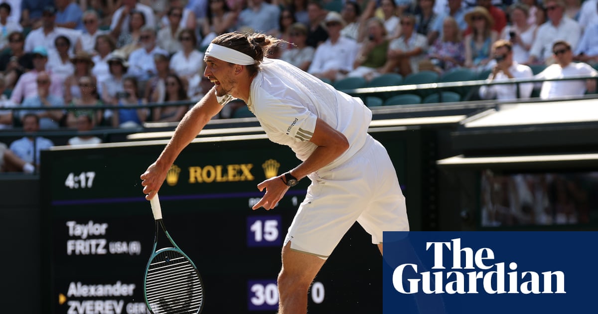 Zverev’s serve blitzes Fritz to set up semi-final with British revelation Fery