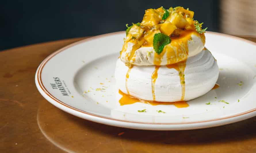 Paul Ainsworth's mango pavlova.